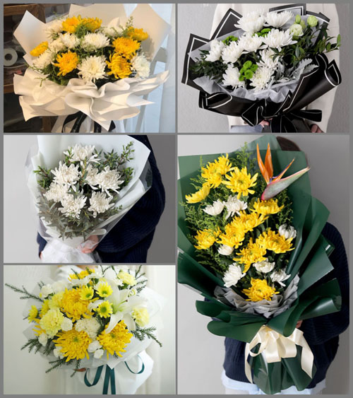 河北保定曲阳县文德镇白事花束代送